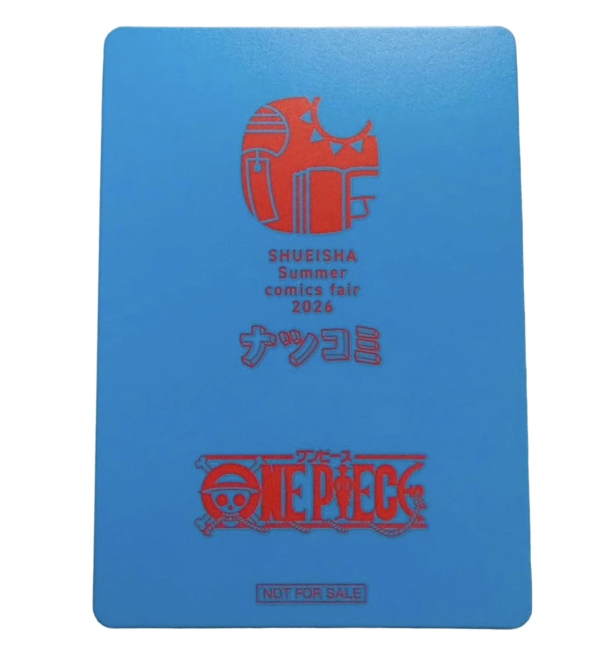 ONE PIECE Monkey D. Luffy x Eiichiro Oda NatsuComi 2026 Metakira Exclusive Card (Japanese)