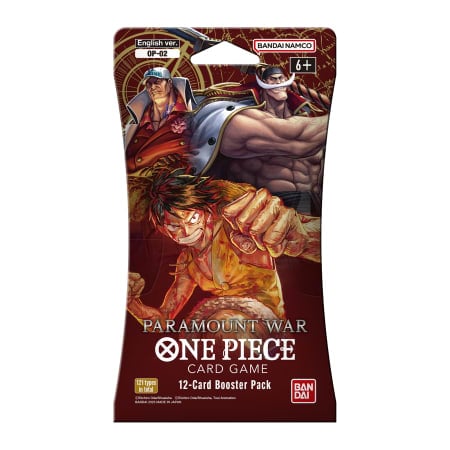 OP-02 Paramount War Sleeved Booster Pack (Pre-Errata / 1st Wave) (English)