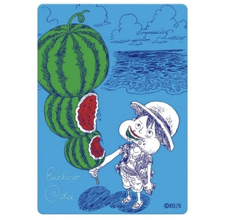 ONE PIECE Monkey D. Luffy x Eiichiro Oda NatsuComi 2026 Metakira Exclusive Card (Japanese)