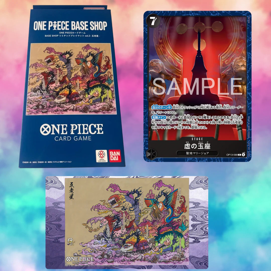 One Piece Card Game Base Shop Limited Playmat Vol. 2 (Five Elders)