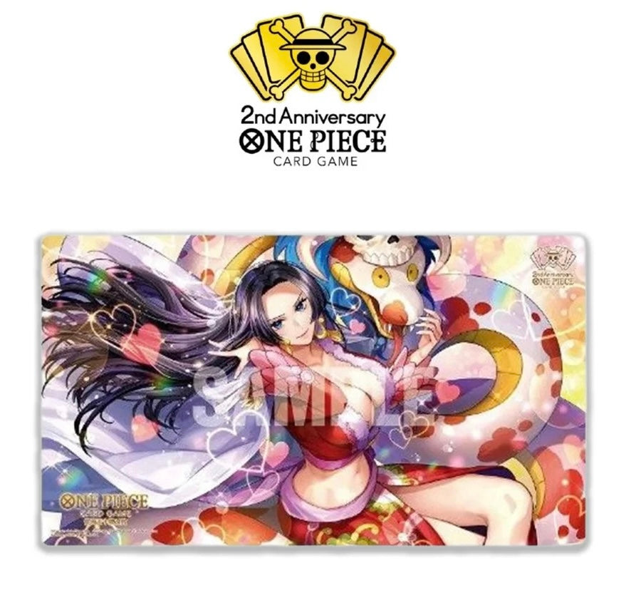 One Piece Card Game Chinese Exclusive - 2nd Anniversary Boa Hancock Card Playmat
