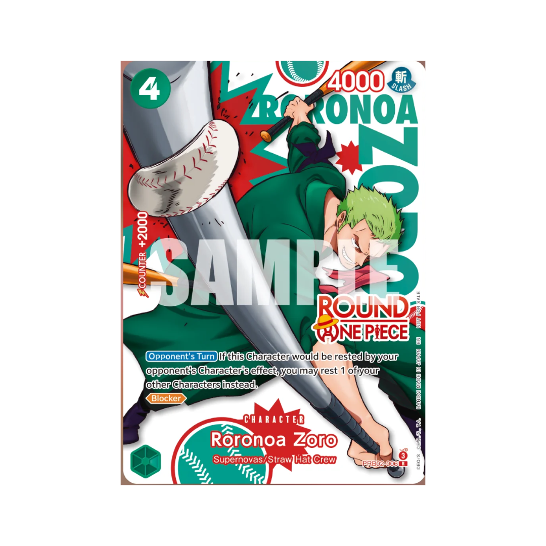 Roronoa Zoro Round One Piece Promo PRB02-006 – English