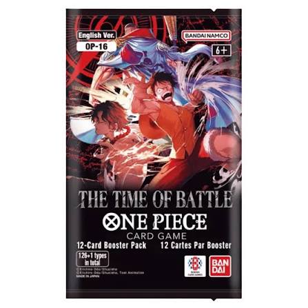 One Piece Card Game OP-16: The Time of Battle – English Booster Pack